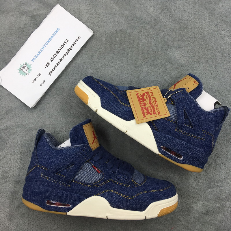 Authentic Jordan 4 Retro Levis NRG